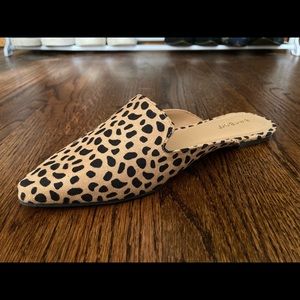 Brand New Bamboo (Forever 21) Leopard Print Mules